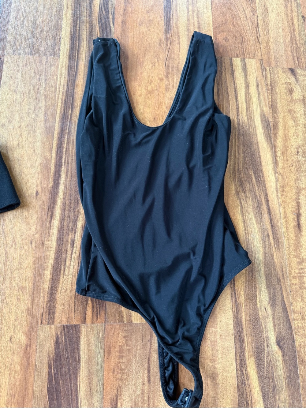 T.J.Maxx Women's Mixed Color Bodysuit bundle — Black, Taupe, Camel - Picture 3 of 17